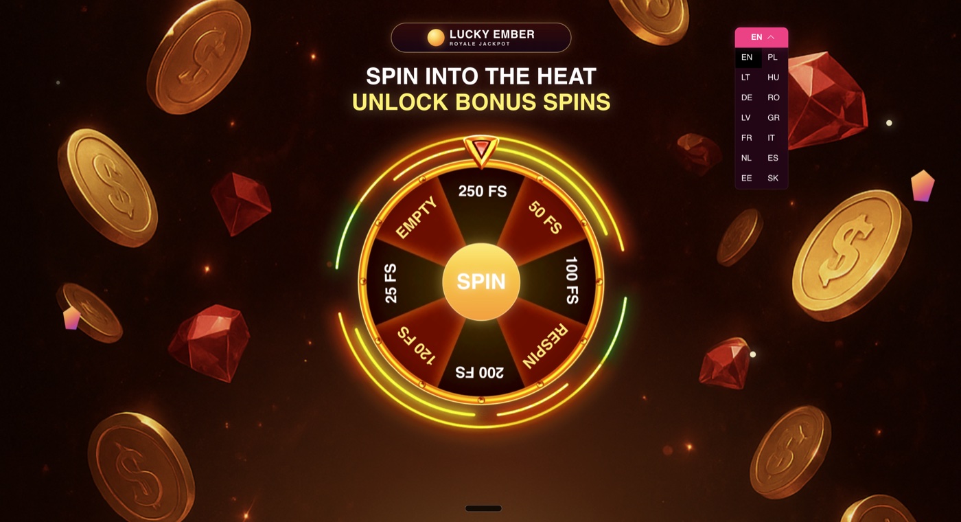 Lucky Ember — Royale Jackpot playable